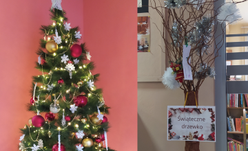 Dwa drzewka w Bibliotece Głównej