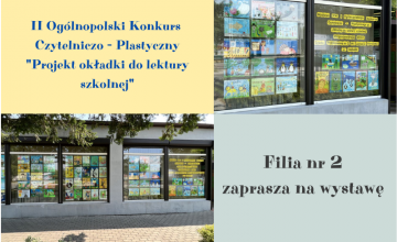 Projekt okładki do lektury szkolnej - wystawa prac konkursowych 