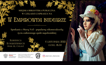 W empirowym buduarze już w piątek 4 listopada w Kamienicy Konarzewskich!