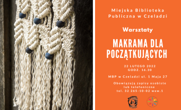 Zapraszamy na warsztaty Makrama dla początkujących. 