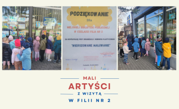 Mali artyści z wizytą w Filii nr 2