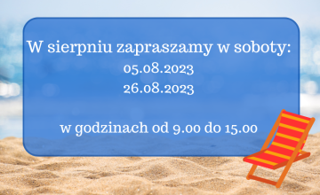 W sierpniu Biblioteka Główna zaprasza w soboty