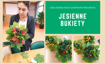 Jesienne bukiety z liści