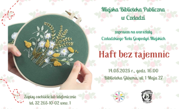Haft bez tajemnic, czyli warsztaty rękodzieła