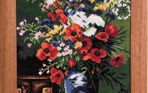 Alexis Joseph Kreyder - Martwa natura z polnymi kwiatami