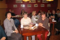 Publiczność zgromadzona na spotkaniu z Agatą Kołakowską