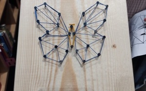 Niebieski motyl