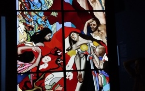 Polonia - witraż wg projektu Stanisława Wyspiańskiego