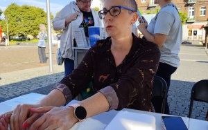 Podczas Targów można było skorzystać z darmowego masażu dłoni