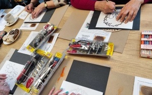 Odbijanie wzorów na deskach