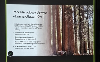 Informacja o Parku Narodowym Sekwoi