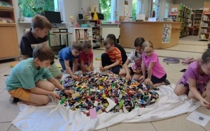 Warsztaty z klocków Lego w Wypożyczalni Dziecięcej
